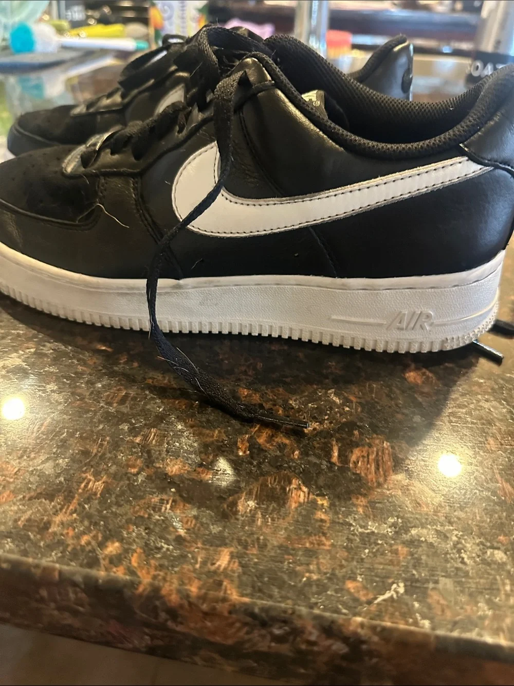 Nike Black & White Low-Top Swoosh Sneakers
